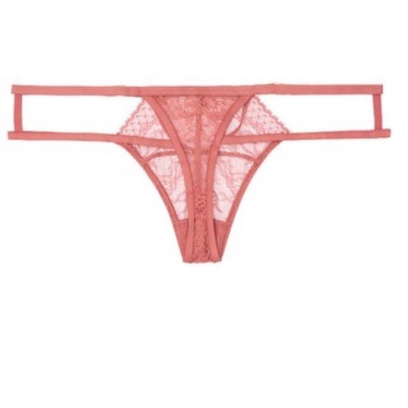 *4 for $70* NWOT Victoria’s Secret Lace Thong Panty - Picture 2 of 5